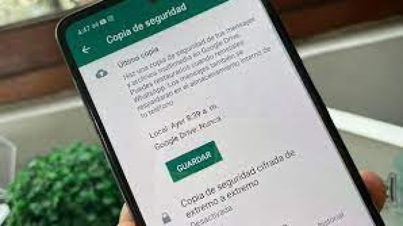 Cómo crear una copia de seguridad de WhatsApp en Google Drive